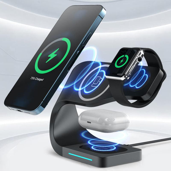 4-in-1 Magnetic Wireless Fast Charger