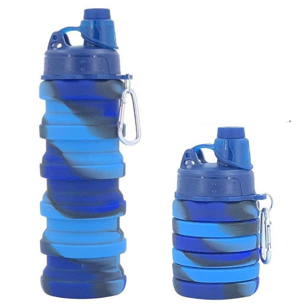 500mL Collapsible Silicone Water Bottle